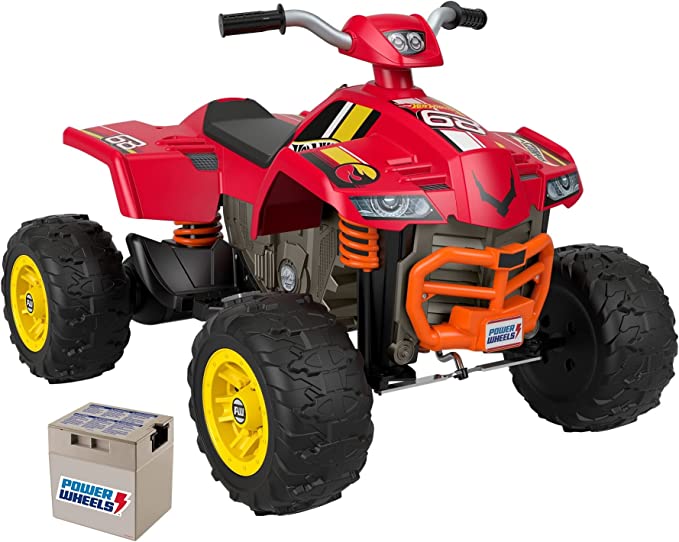 Power Wheels and Hot Wheels with Battery Red