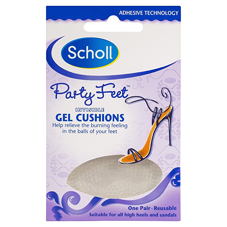 Scholl Party Feet Ultra Slim Invisible Gel Cushions, 1 Pair