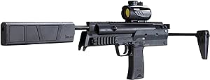 Umarex HK Heckler & Koch MP7 .177 Caliber Pellet Gun Air Rifle, Black