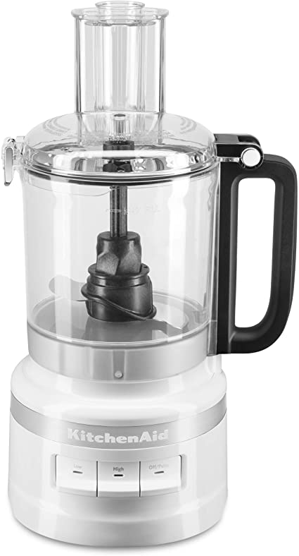 KitchenAid KFP0918WH Easy Store Food Processor, 9 Cup, White