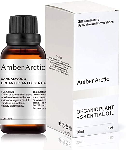 AMBER ARCTIC Sandalwood Essential Oil for Diffuser (30ML), 100% Pure Fresh Organic Plant Therapy Sandalwood Oil