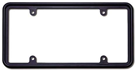 Cruiser Accessories 30650 Perimeter License Plate Frame, Black