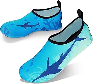 JOTO Wasserschuhe für Damen Herren Kinder, Unisex Badeschuhe Strandschuhe Quick-Dry Schnelltrockend Aquaschuhe Schwimmschuhe Surfschuhe Barfuß Schuhe