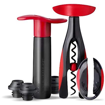 Le Creuset Wine Accessories Activ-Ball Gift Set, Red