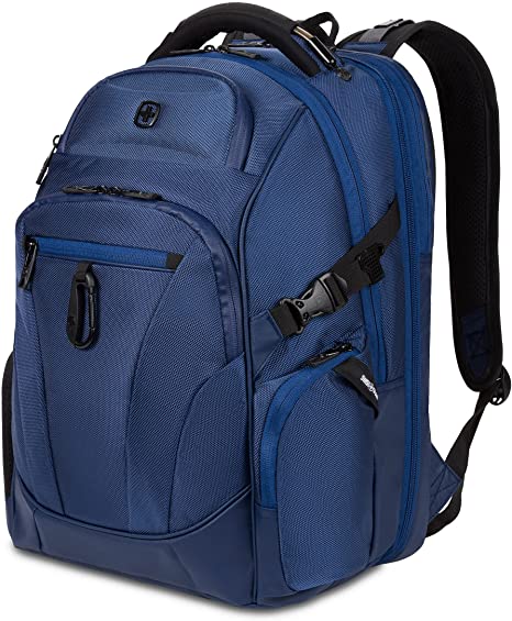 SwissGear 6752 TSA Friendly ScanSmart Laptop Backpack, Navy Ballistic, 17.75-Inch