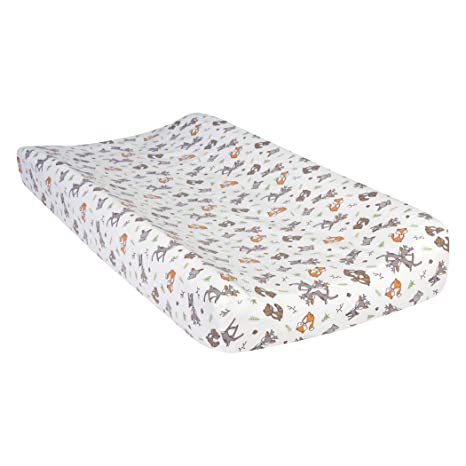 Trend Lab Deluxe Flannel Changing Pad Cover, Forest Nap