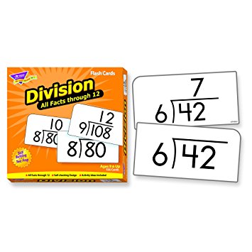 Trend Enterprises Division 0-12 All Facts Skill Drill Flash Cards