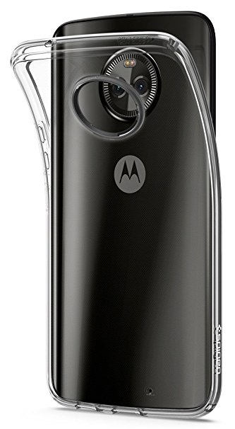 Spigen Liquid Crystal Moto X4 Case with Slim Protection and Premium TPU for Moto X4 (2017) - Crystal Clear