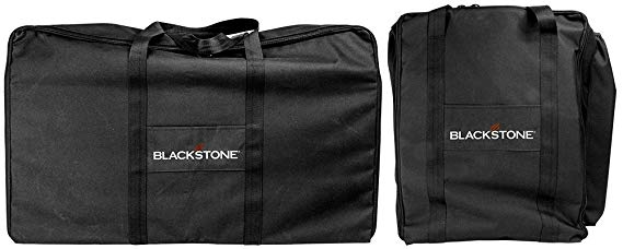 Blackstone Signature Griddle Accessories - Tailgater Combo Carry Bag Set - 600 D Polyester - High Impact Resin - Black