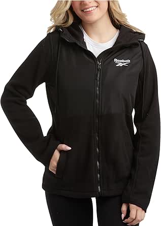 Reebok Women's Jacket - Polar Fleece Sweatshirt Jacket - Lightweight Coat for Women (S-XL)