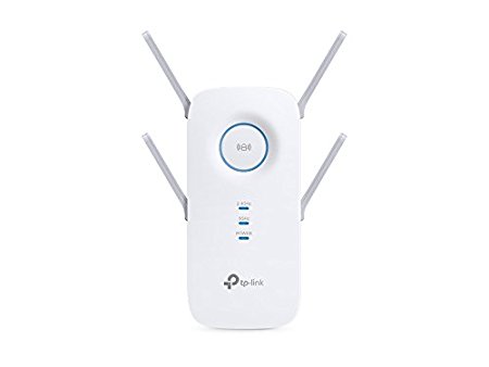 TP-Link RE650 AC2600 Universal Dual Band Range Extender, Broadband/Wi-Fi Extender, Wi-Fi Booster/Hotspot with 1 Gigabit Port and 4 External Antennas, Built-In Access Point Mode, UK Plug