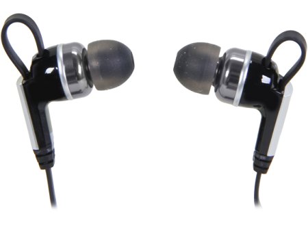 Rosewill E-860 Black R-Studio Noise Isolating Tangle-Free Flat Cable Earbuds