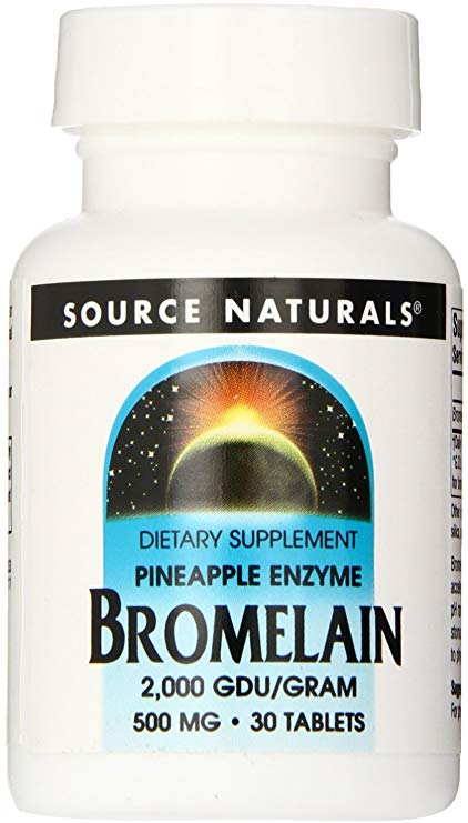 Bromelain 500mg 2000GDU Source Naturals, Inc. 30 Tabs