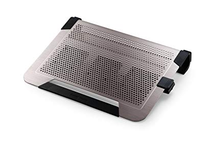 Cooler Master Notepal U3 Plus Laptop Cooling Pad "R9-NBC-U3PT-GP, Ergonomic Design, up to 19 inches, 3x Moveable Cooling Fans" - Titanium