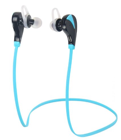 Bluetooth Headphones OU-BAND Wireless Stereo Bluetooth 41 Headsets In-Ear Earbuds for Running Gym Biking with APT-XMic for iPhone and Android blackblue