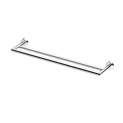 Gatco 4634 Glam 24" Double Towel Bar, Chrome