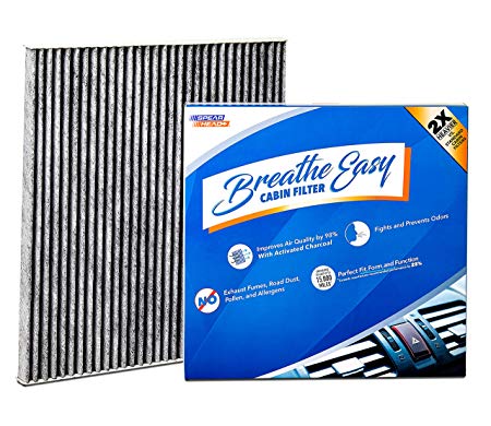 Spearhead Premium Breathe Easy Cabin Filter, Up to 25% Longer Life w/Activated Carbon (BE-776)