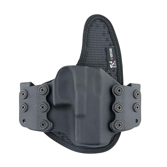 StealthGear USA SG-Ventcore Flex OWB Hybrid Holster - tuckable, Adjustable, Inside Waistband Concealed Carry Holster - Made in USA