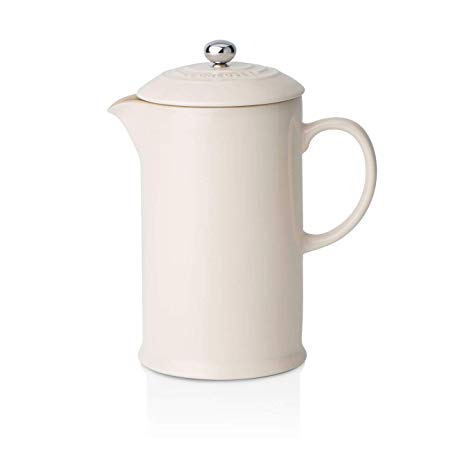 Le Creuset Stoneware Cafetiere with Metal Press, 750 ml - Almond