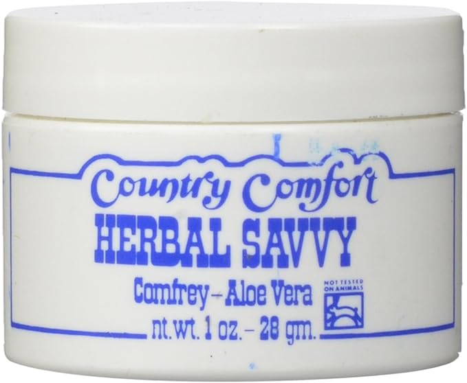 Country Comfort Herbal Savvy Comfrey, Aloe Vera, 1 Ounce