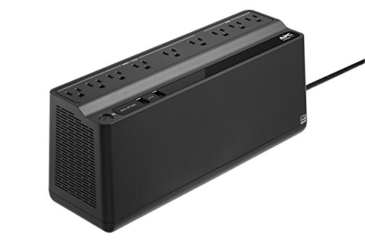 APC Back-UPS 850VA UPS Battery Backup & Surge Protector with USB Charging Ports (BE850M2)