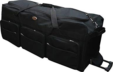 30'/36"/42" 1200 D Heavy Duty Polyester Rolling Duffel Bag
