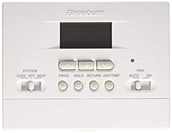 BRAEBURN 2000NC Thermostat, Value 5-2 Day Programmable, 1H/1C