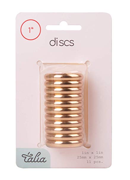 Talia Discbound, Metallic Discs, Gold, 11pk (1inch, 150pages)