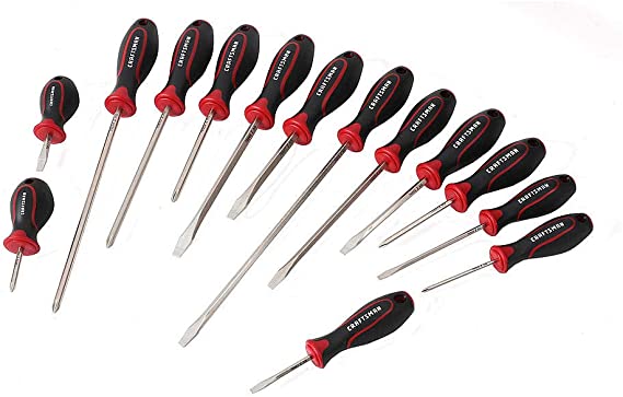 Craftsman 14 pc. Screwdriver Set phillips and slotted flat head