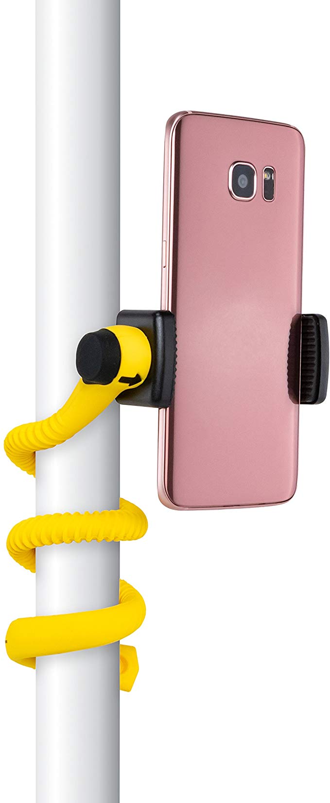 Gekkostick Flexible Smartphone Selfie Stick - Portable Selfie Stick That can be Set, Wrapped, Hung and Clung Practically Anywhere - Universal fit for Smartphones (Yellow) 32047