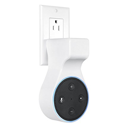 HomeHod Echo Dot Wall Mount,Alexa Speaker Stand Holder for Alexa Echo Dot 2nd Generation Accessories Puls in Bedroom, Bathroom, Kitchen