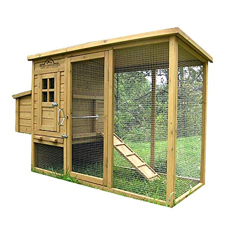 Pets Imperial® Wentworth Large Chicken Coop Hen Ark  House Poultry Run Nest Box Rabbit Hutch Suitable For Up To 4 Birds - Integrated Run & Cleaning Tray & Innovative Locking Mechanism
