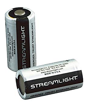 Streamlight 85175 CR123A Lithium Batteries, 2-Pack