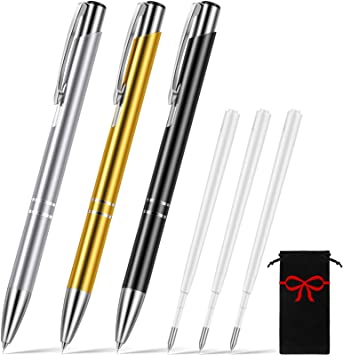 3 Pieces Air Release Pen Craft Weeding Tool Stainless Steel Retractable Pen Vinyl Tool Air Release Weeding Tool with 3 Pieces Refills for HTV Vinyl Craft Projects