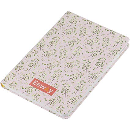 Daily Planner 2018, Calendar Schedule Organizer and Journal Notebook,Non Dated Day A5(7.48in5.31in, Pink Cherry Blossom)