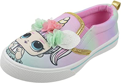 L.O.L. Surprise! Girls Sneaker,Slip On,Low Top Fashion and Tennis Shoe,Toddler Size 10 to Girls Size 2