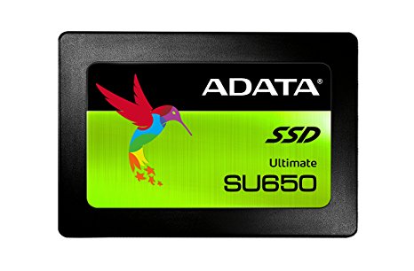 ADATA SU650 480GB 3D-NAND 2.5" SATA III High Speed Read up to 520MB/s Internal Solid State Drive (ASU650SS-480GT-C)