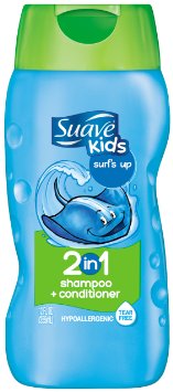 Suave Kids 2 in 1 Shampoo and Conditioner Surfs Up 12 Ounce Pack of 6 Packaging May Vary