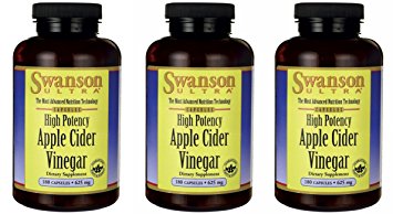 Swanson Ultra, High Potency Apple Cider Vinegar 625 mg, 540 Capsules
