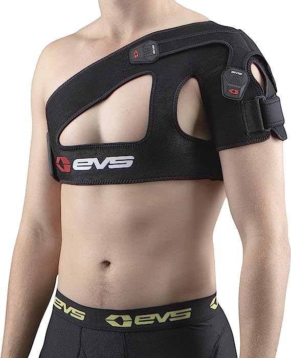 EVS Sports SB03BK-M Shoulder Brace, Medium (36 - 40 Inch), Black, 1 Count