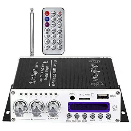 Robolife USB Kentiger V10 Bluetooth Hi-Fi Stereo Super Bass Audio Power Amplifier with Romote Control