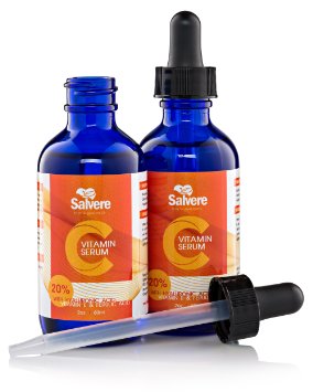 Salvere 20% Vitamin C + E Ferulic Acid Serum with Hyaluronic Acid - 60ML/2OZ
