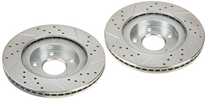 Power Stop JBR919XPR Front Evolution Drilled & Slotted Rotor Pair