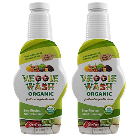 Veggie Wash Organic Fruit and Vegetable Wash, 32 Fluid Ounce