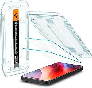 Spigen Tempered Glass Screen Protector [GlasTR EZ FIT] designed for Phone Pro Max [Case Friendly] - 2 Pack