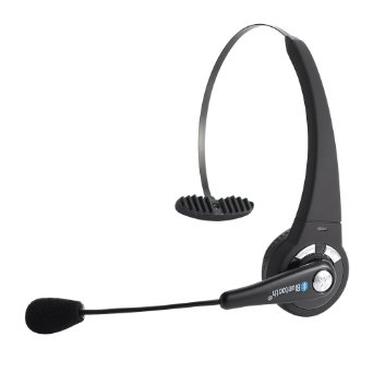 Bluetooth Trucker Headset with Microphone TurnRaise Trucker Over the Head Bluetooth Wireless Headset Headphone w Noise CancellingampBoom Mic for iPhone Samsung Sony Motorola Smartphones Tablet PCampMore
