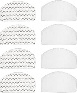 HOMEXCEL Steam Mop Replacement Pads Compatible with Bissell Powerfresh Steam Mop 1940 1806 1440 1544 Series, Model 19402 19404 19408 2685A 2075A 1940A 1940Q 1940T 1940W, Steam Mop Pads Refills,8 Pack