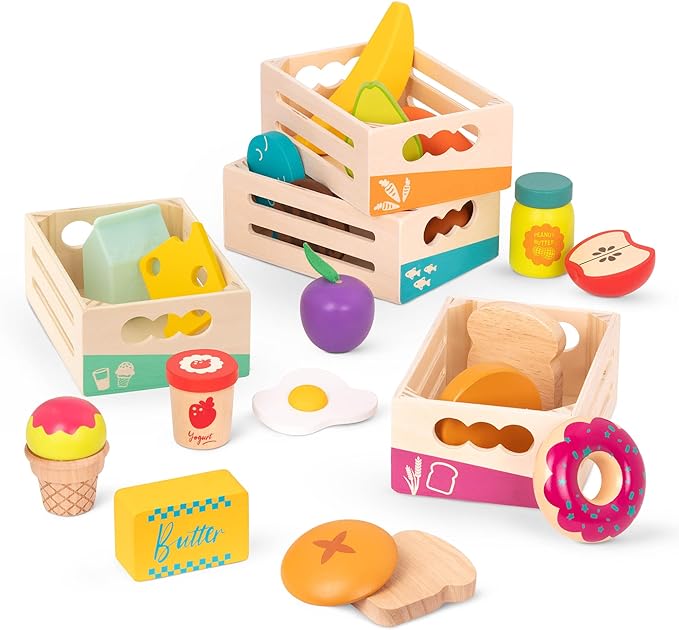B. toys by Battat Role Play - Little Foodie Groups (BX2044Z) Small