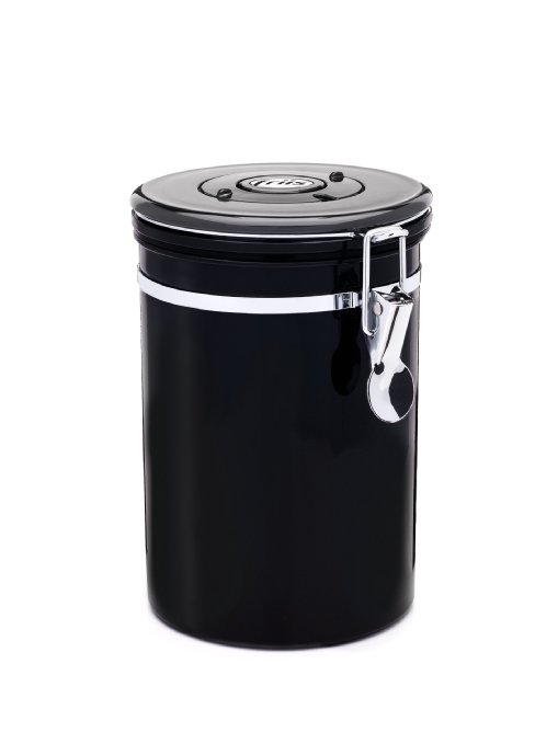 Friis Stainless Steel Coffee Vault 16-Ounce Black