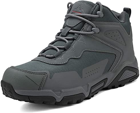 NORTIV 8 Men's Waterproof Hiking Boots Lightweight Mid Trekking Shoes